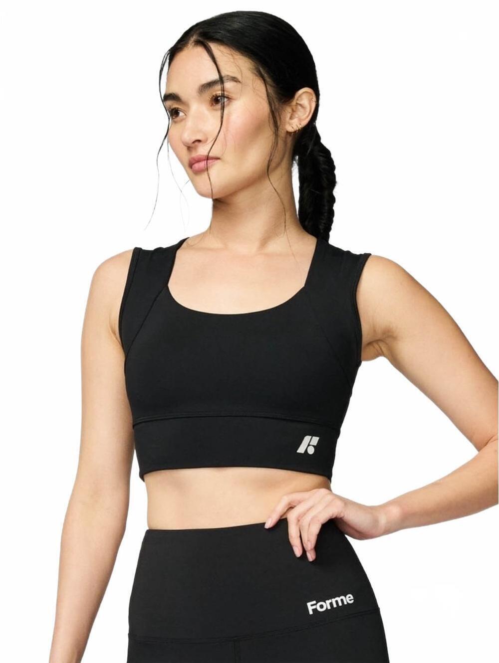 Forme Power Posture Bra Sports Black Obsidian Women's Size XS